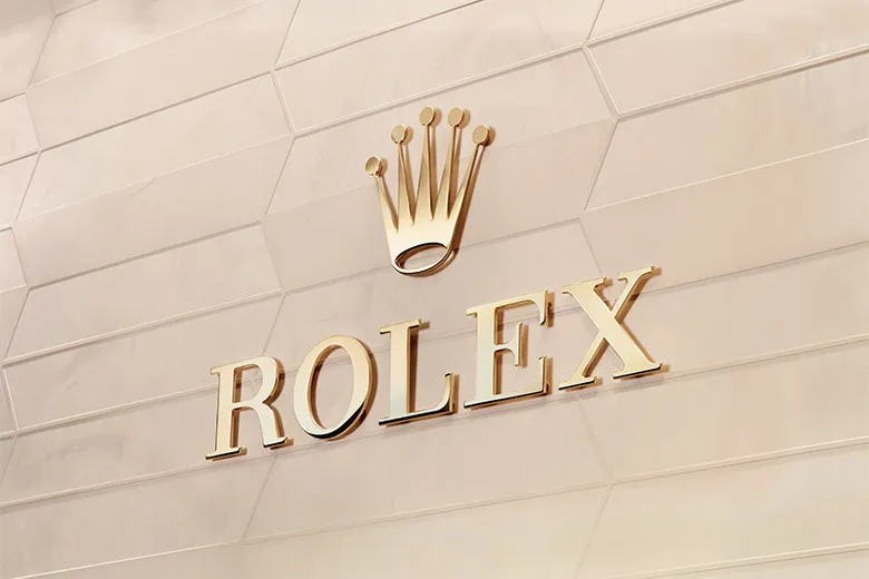 Rolex väggdekoration