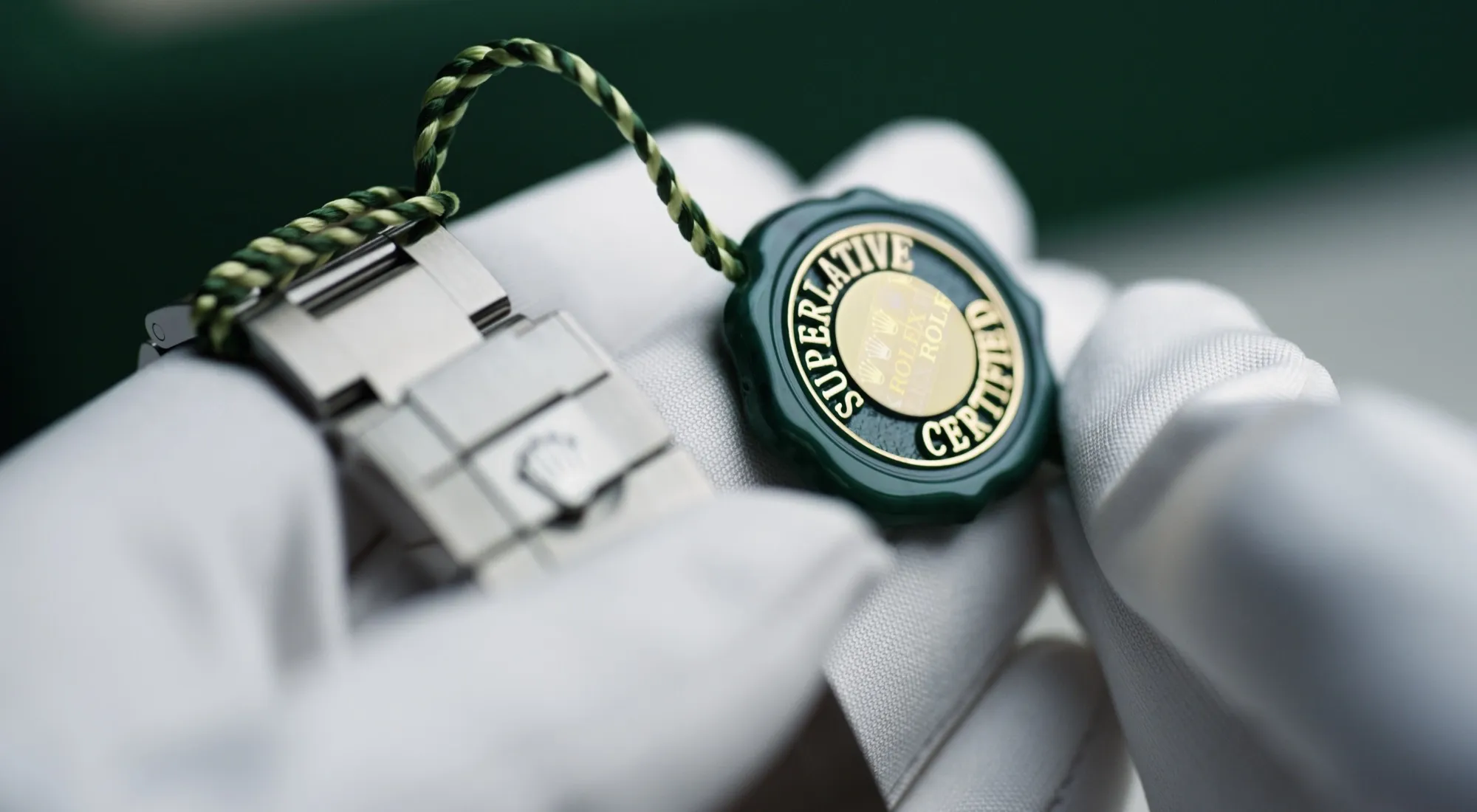 Rolex Superlative Certified-sigill