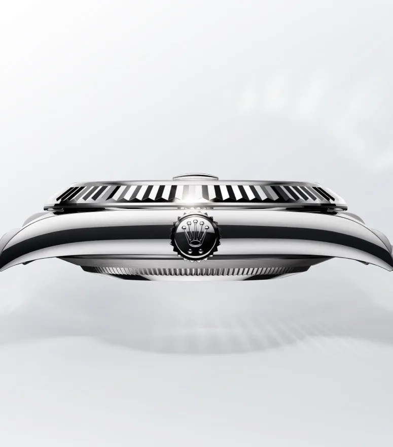 Rolexklocka detaljbild från sidan