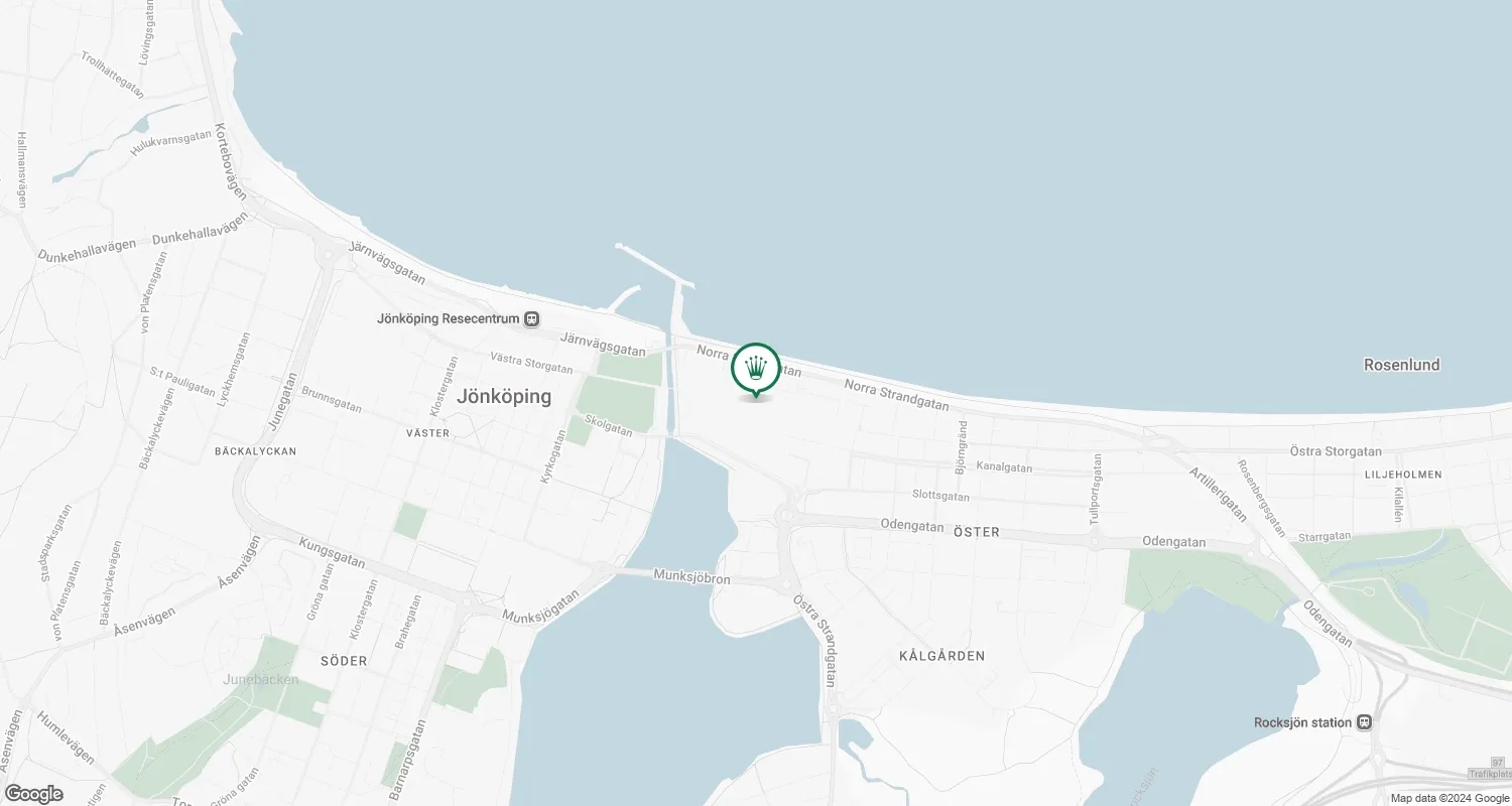 Engströms position på en karta