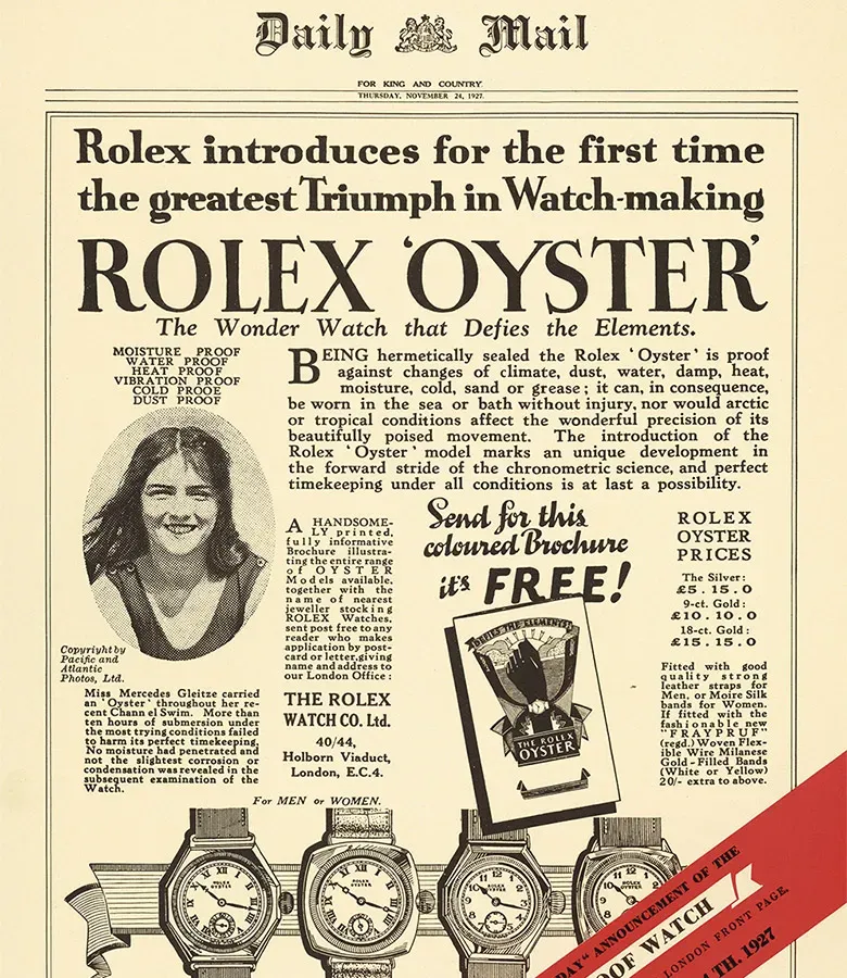 Rolex Oyster Article