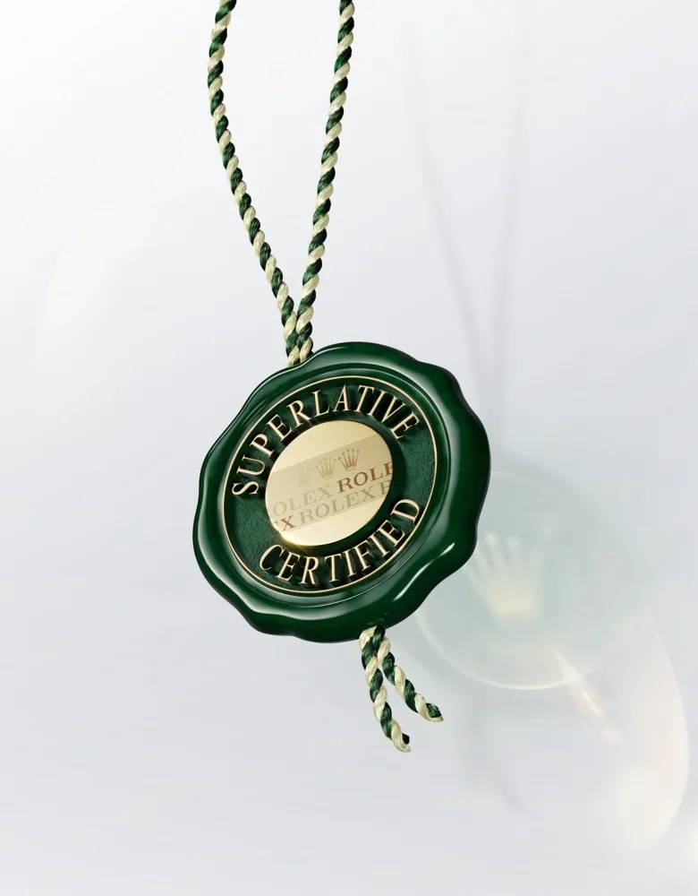 Rolex Superlative Certified-sigill