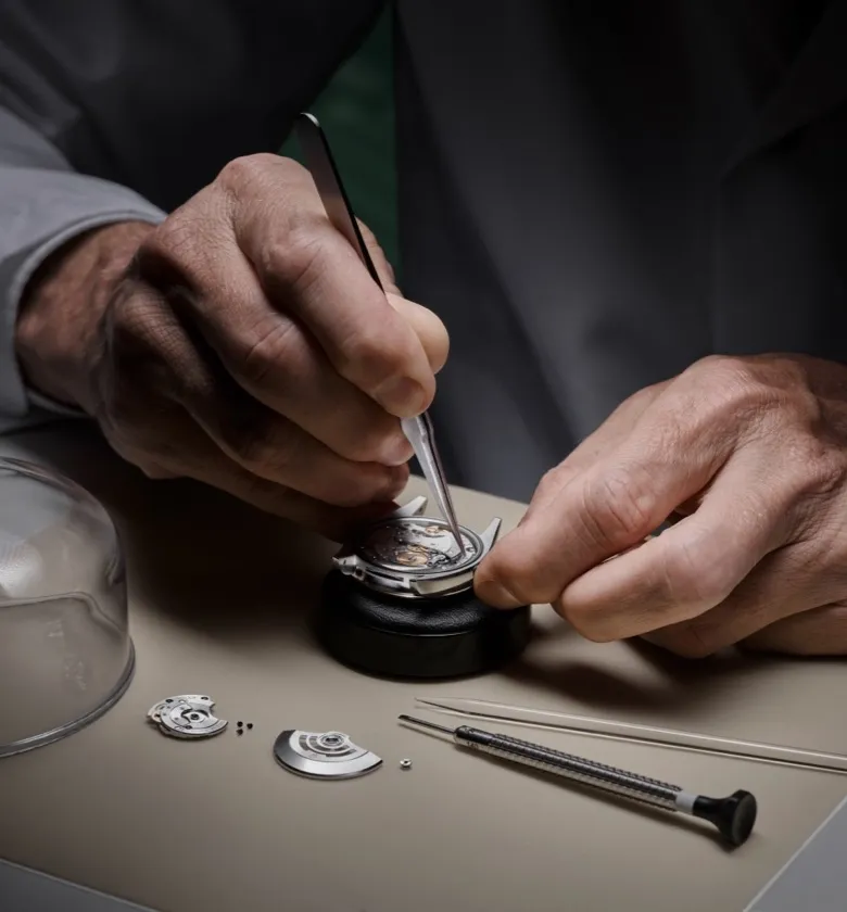 Service av Rolex-klocka