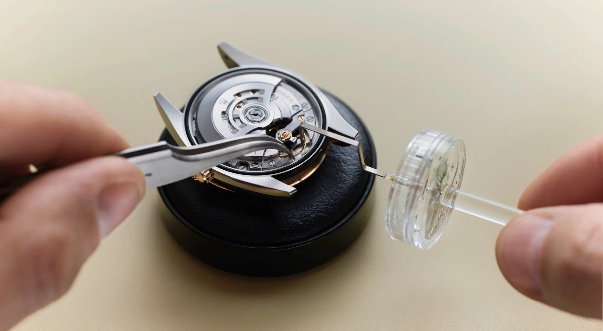 Service av Rolex-klocka