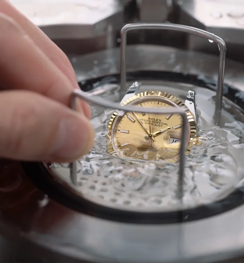 Service av Rolex-klocka