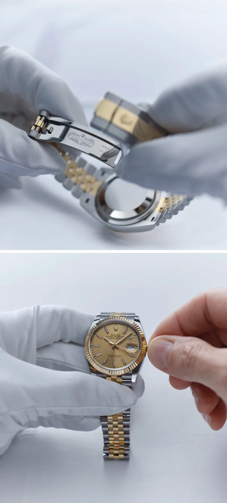 Service av Rolex-klocka