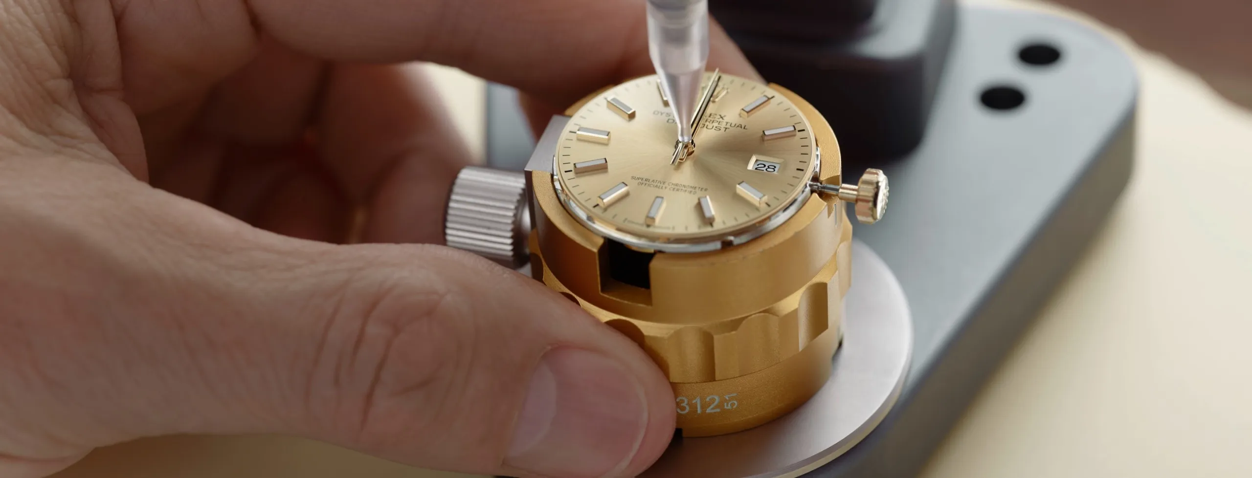 Service av Rolex-klocka