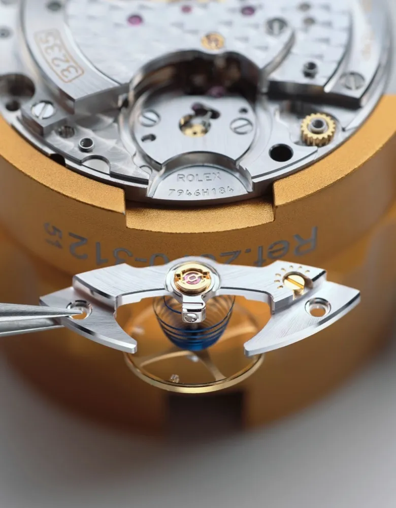 Service av Rolex-klocka