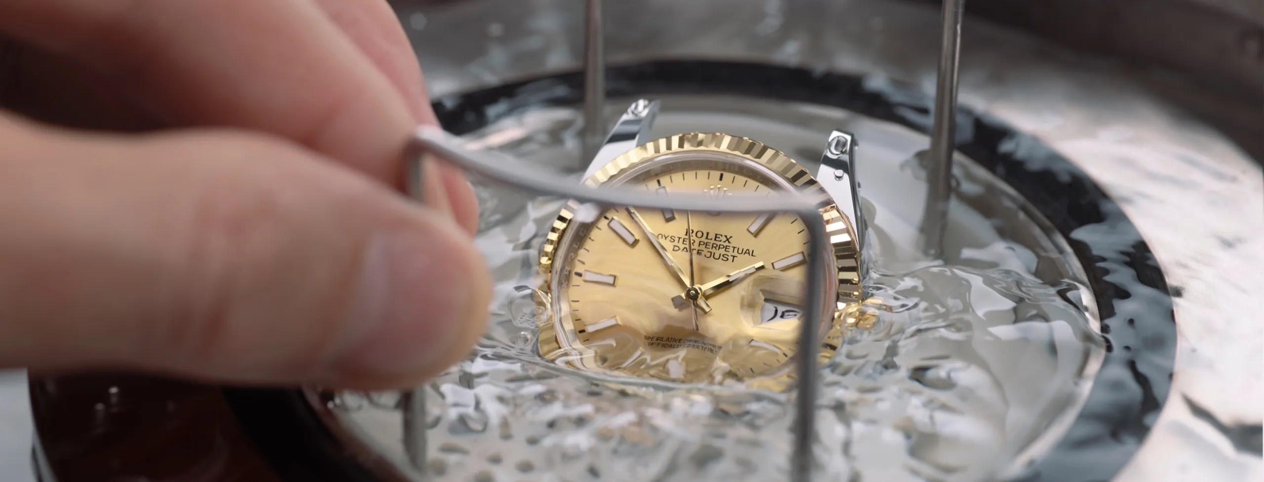 Service av Rolex-klocka