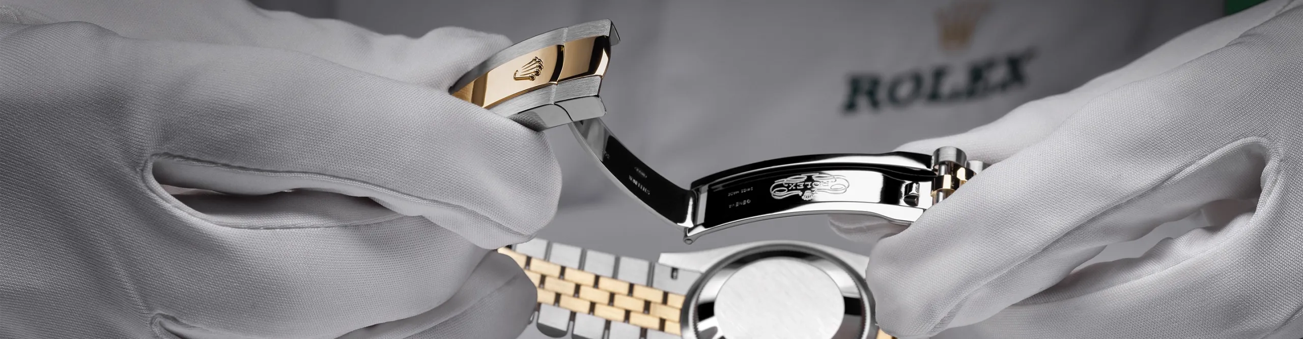 Rolexklocka bakifrån