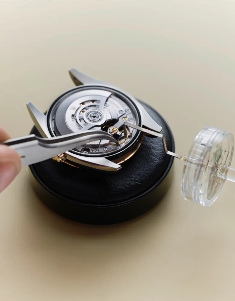 Service av Rolex-klocka